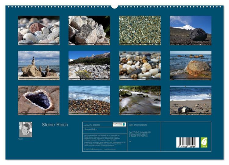 Produktbild: Steine-Reich (hochwertiger Premium Wandkalender 2026 DIN A2 quer), Kunstdruck in Hochglanz