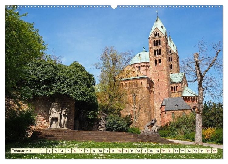 Produktbild: Speyer am Rhein Kaiserdom und Pilgerstadt (Wandkalender 2027 DIN A2 quer), CALVENDO Monatskalender