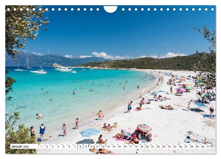 Produktbild: Korsika - Insel des Gl&uuml;cks (Wandkalender 2026 DIN A4 quer), CALVENDO Monatskalender