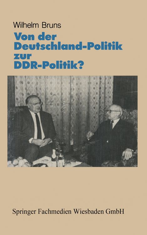 Produktbild: Von der Deutschlandpolitik zur DDR-Politik?