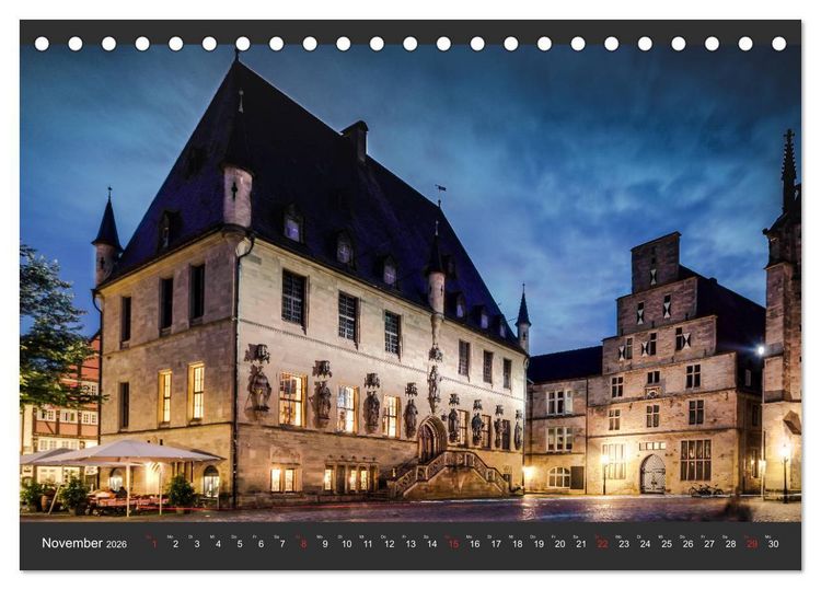 Produktbild: Stadtportrait Osnabr&uuml;ck (Tischkalender 2026 DIN A5 quer), CALVENDO Monatskalender