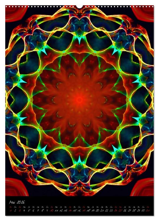 Produktbild: Mandala - Esoterik & Meditation (hochwertiger Premium Wandkalender 2026 DIN A2 hoch), Kunstdruck in Hochglanz