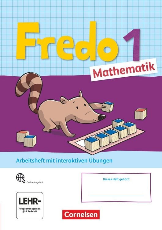 Produktbild: Fredo Mathematik 1. Schuljahr. Ausgabe A - Arbeitsheft mit Stickerbogen