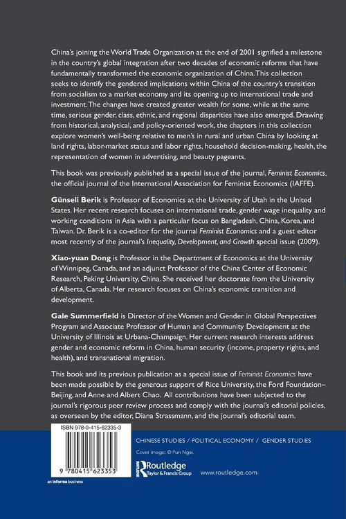 Produktbild: Gender, China and the World Trade Organization