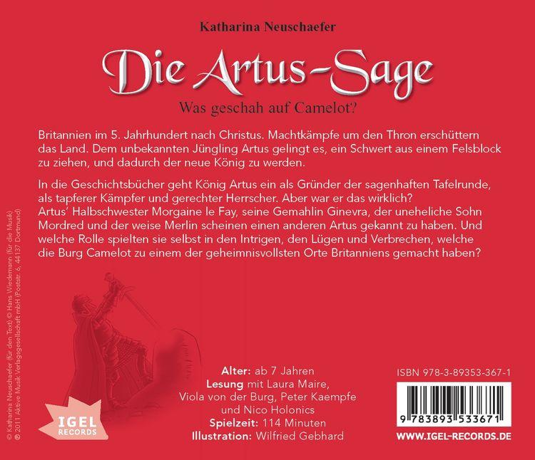 Produktbild: Die Artus-Sage. Was geschah auf Camelot?