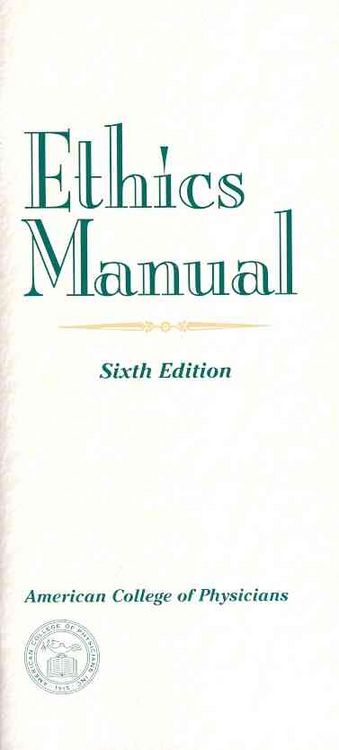 Produktbild: Ethics Manual