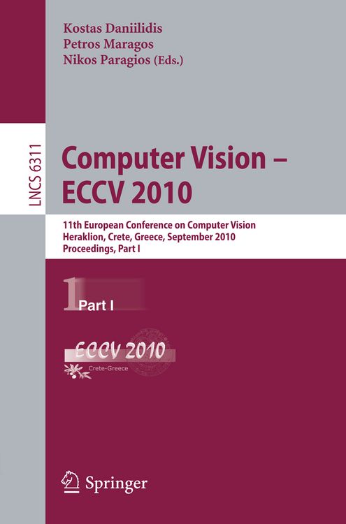 Produktbild: Computer Vision -- ECCV 2010