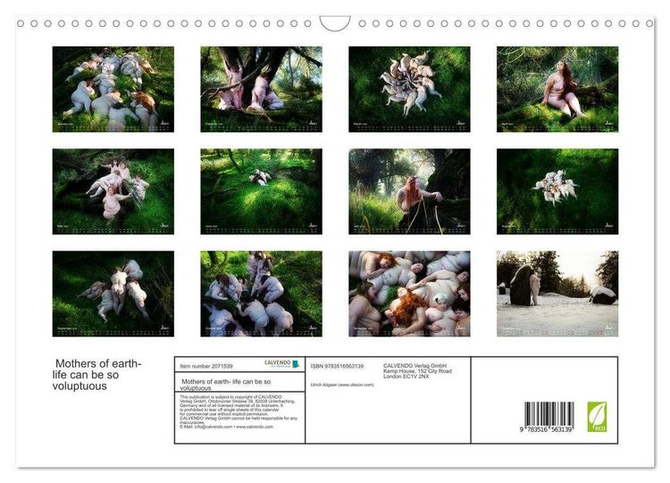 Produktbild: Mothers of earth- life can be so voluptuous (Wall Calendar 2026 DIN A3 landscape), CALVENDO 12 Month Wall Calendar