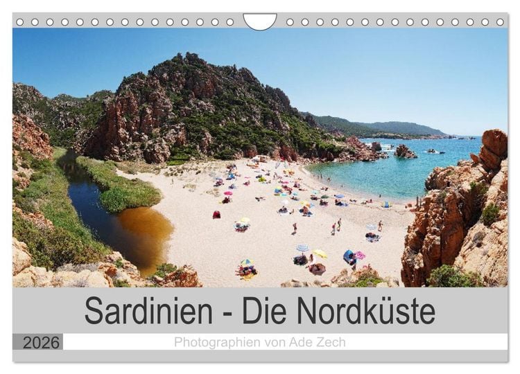Produktbild: Sardinien &ndash; Die Nordk&uuml;ste (Wandkalender 2026 DIN A4 quer), CALVENDO Monatskalender