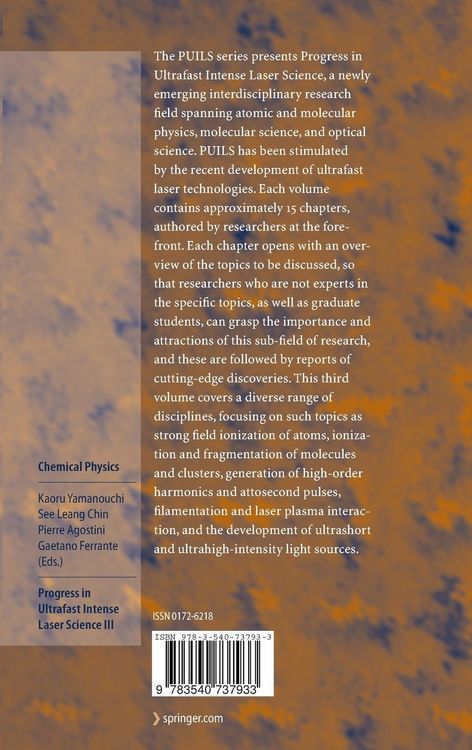Produktbild: Progress in Ultrafast Intense Laser Science III