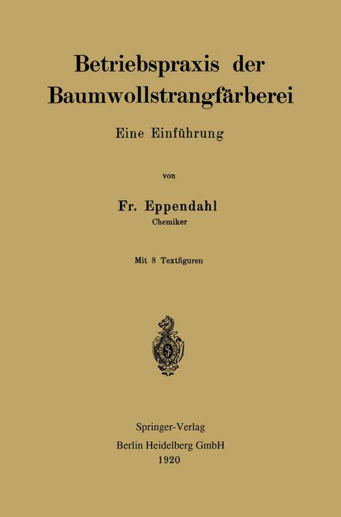 Produktbild: Betriebspraxis der Baumwollstrangf&auml;rberei