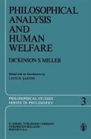 Produktbild: Philosophical Analysis and Human Welfare