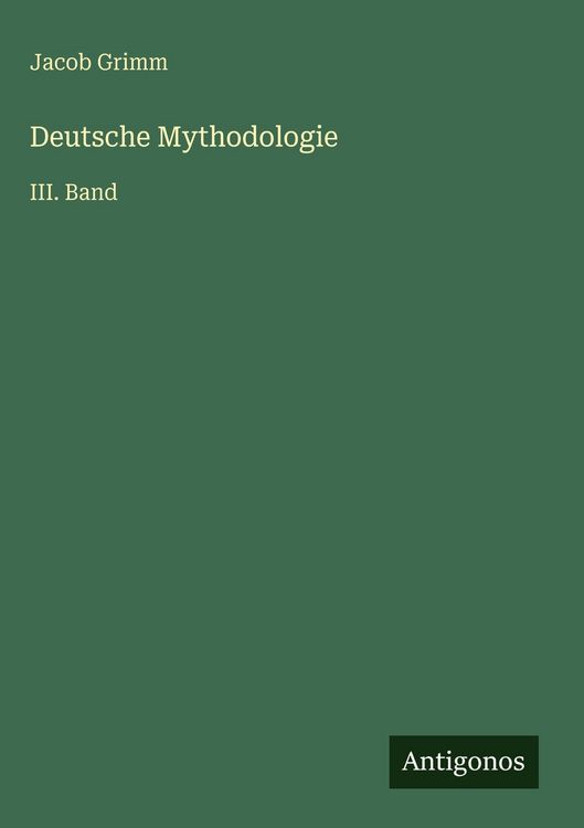 Produktbild: Deutsche Mythodologie
