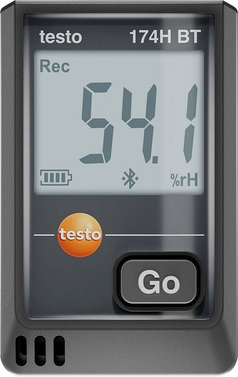 Produktbild: testo 0572 1743 02 174 H BT Temperatur-Datenlogger, Luftfeuchte-Datenlogger -20 bis 70 &deg;C 0 bis 100 % rF