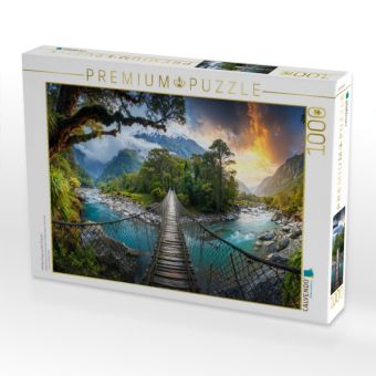 Produktbild: CALVENDO Puzzle Hokitika Gorge auf der S&uuml;dinsel | 1000 Teile Lege-Gr&ouml;&szlig;e 64x48cm Foto-Puzzle f&uuml;r gl&uuml;ckliche Stunden