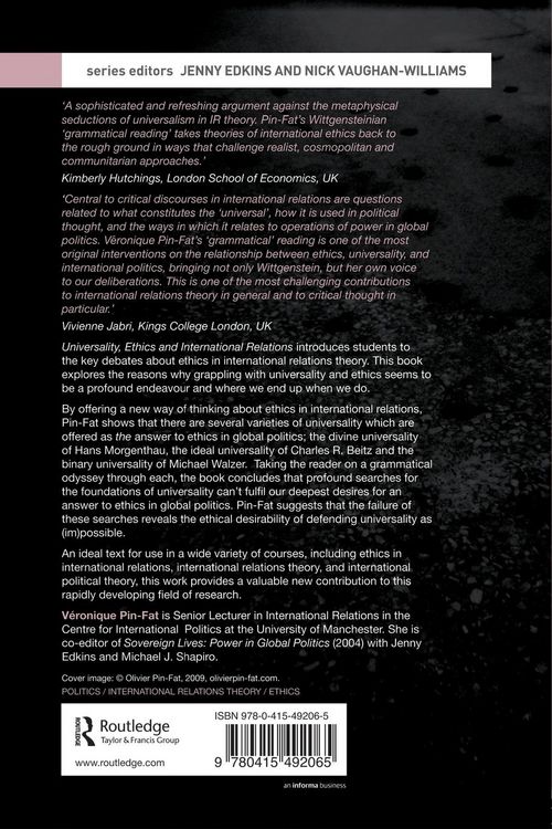 Produktbild: Universality, Ethics and International Relations