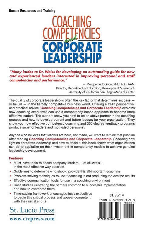 Produktbild: Coaching Competencies and Corporate Leadership