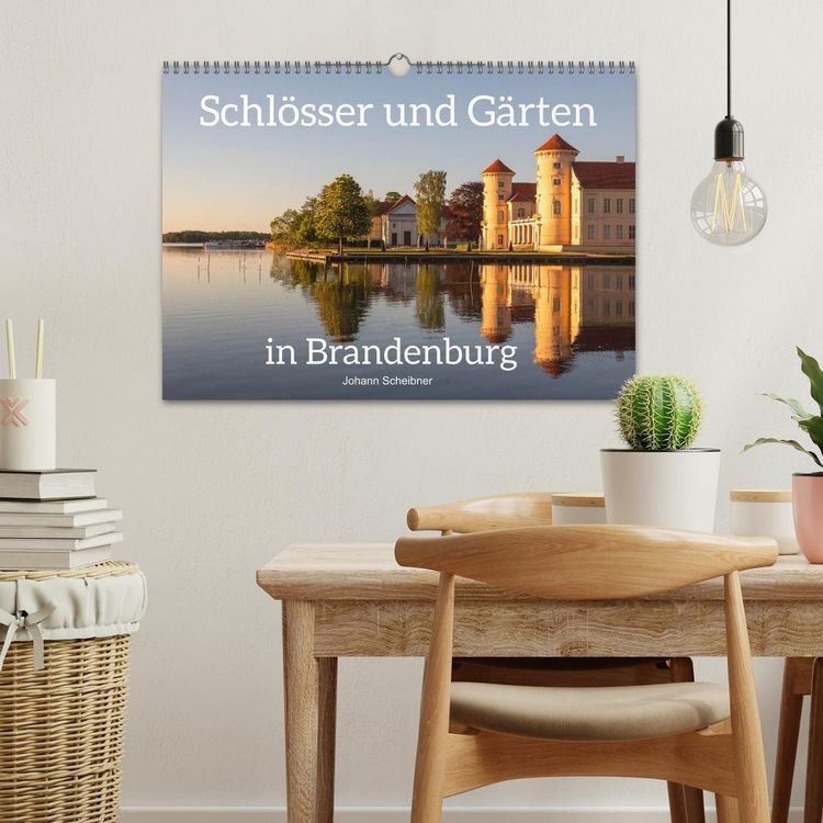 Produktbild: Schl&ouml;sser und G&auml;rten in Brandenburg (Wandkalender 2026 DIN A3 quer), CALVENDO Monatskalender