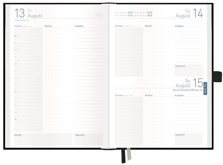 Produktbild: Organizer Day by Day A5 2027