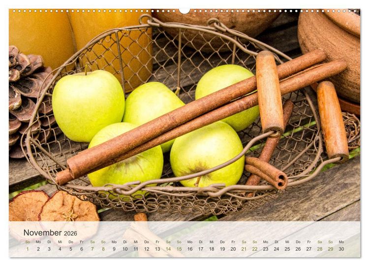 Produktbild: ApfelZEIT - Nat&uuml;rlich k&ouml;stlich (Wandkalender 2026 DIN A2 quer), CALVENDO Monatskalender
