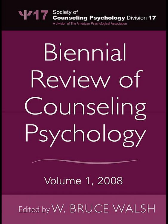 Produktbild: Biennial Review of Counseling Psychology