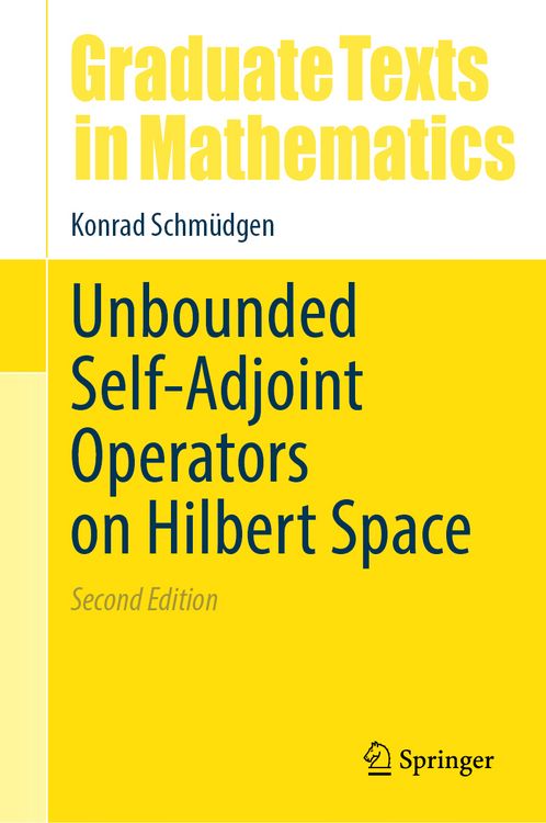 Produktbild: Unbounded Self-Adjoint Operators on Hilbert Space