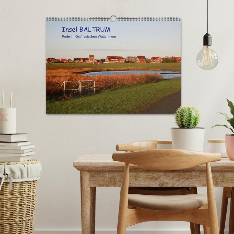 Produktbild: Insel Baltrum, Perle im Ostfriesischen Wattenmeer (Wandkalender 2026 DIN A3 quer), CALVENDO Monatskalender