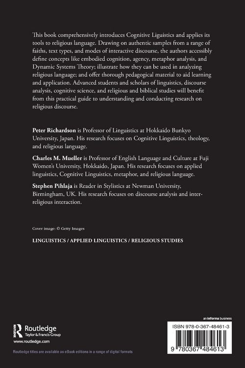 Produktbild: Cognitive Linguistics and Religious Language