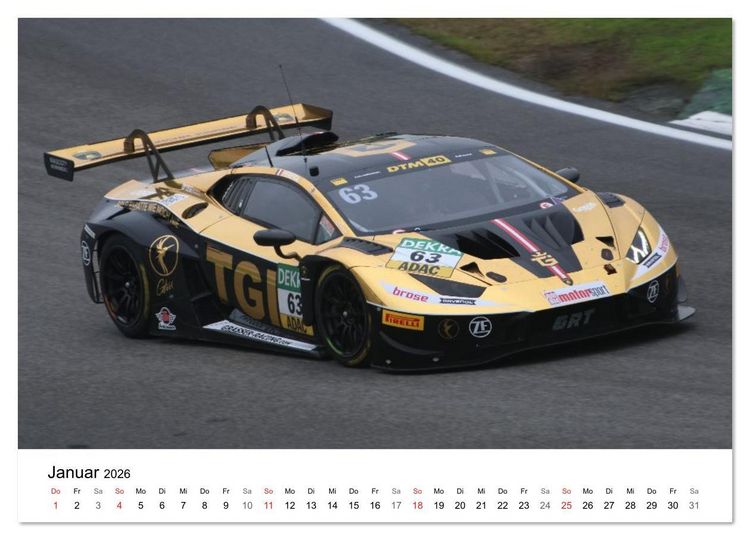 Produktbild: Motorsport aus Sant&rsquo;Agata (hochwertiger Premium Wandkalender 2026 DIN A2 quer), Kunstdruck in Hochglanz