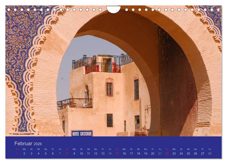 Produktbild: Farben Marokkos (Wandkalender 2026 DIN A4 quer), CALVENDO Monatskalender