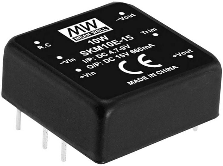 Produktbild: MEAN WELL SKM10B-03 DC/DC-Wandlermodul 2.5A 10W Anzahl Ausg&auml;nge: 1 x Inhalt 1St.