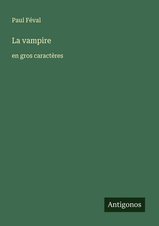 Produktbild: La vampire