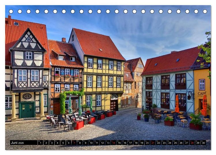Produktbild: Der Harz - Sch&ouml;nstes Mittelgebirge Deutschlands (Tischkalender 2026 DIN A5 quer), CALVENDO Monatskalender
