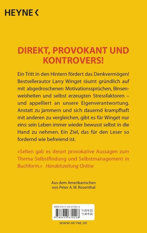 Produktbild: Halt den Mund, h&ouml;r auf zu heulen und lebe endlich!