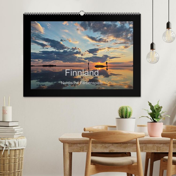 Produktbild: Finnland - Nordische Farbenspiele (Wandkalender 2026 DIN A2 quer), CALVENDO Monatskalender