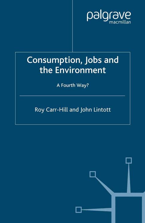Produktbild: Consumption, Jobs and the Environment