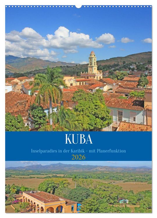 Produktbild: Kuba - Inselparadies in der Karibik (Wandkalender 2026 DIN A2 hoch), CALVENDO Monatskalender