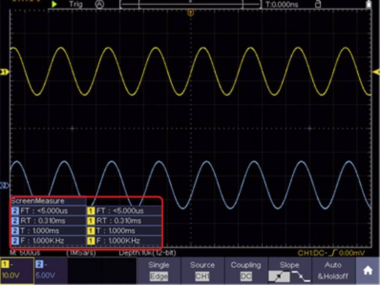 Produktbild: VOLTCRAFT DSO-5072H Hand-Oszilloskop 70 MHz 2-Kanal 1 GSa/s 40 Mpts 8 Bit Digital-Speicher (DSO), Handger&auml;t, Multimeter-Funktionen 1 St.