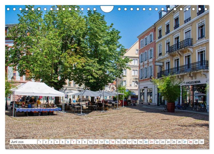Produktbild: Mulhouse - Das s&uuml;dliche Tor der els&auml;ssischen Weinstra&szlig;e (Wandkalender 2026 DIN A4 quer), CALVENDO Monatskalender