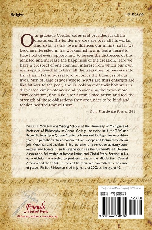 Produktbild: The Journal and Major Essays of John Woolman