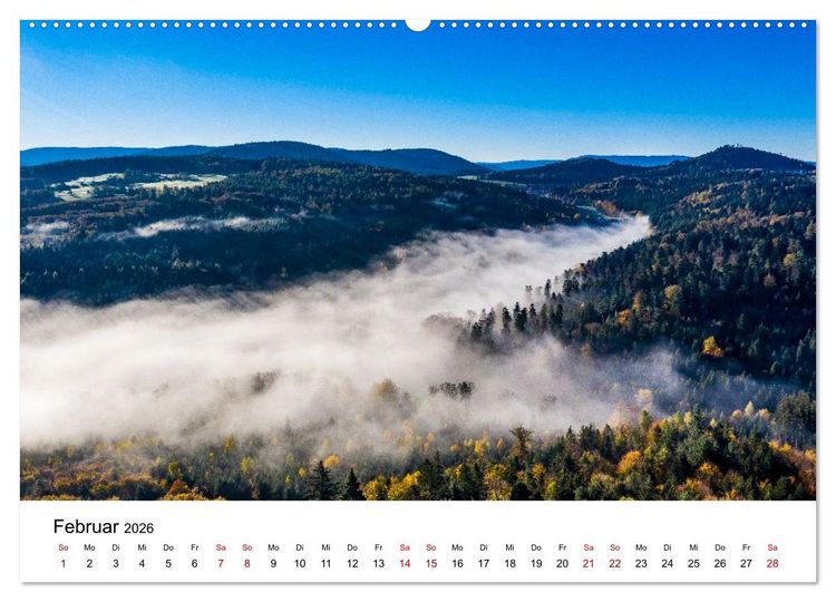 Produktbild: Das Alb- und Moosalbtal (hochwertiger Premium Wandkalender 2026 DIN A2 quer), Kunstdruck in Hochglanz