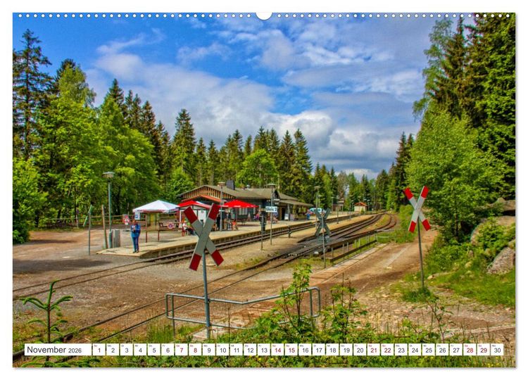 Produktbild: Schierke am Brocken - Die sch&ouml;nste Ortschaft unterhalb des Brockengipfels (hochwertiger Premium Wandkalender 2026 DIN A2 quer), Kunstdruck in Hochglanz