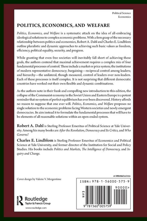 Produktbild: Politics, Economics, and Welfare