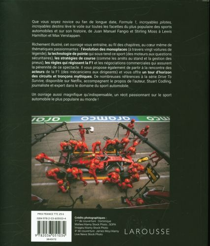 Produktbild: Formule 1 : incroyables pilotes, incroyables destins