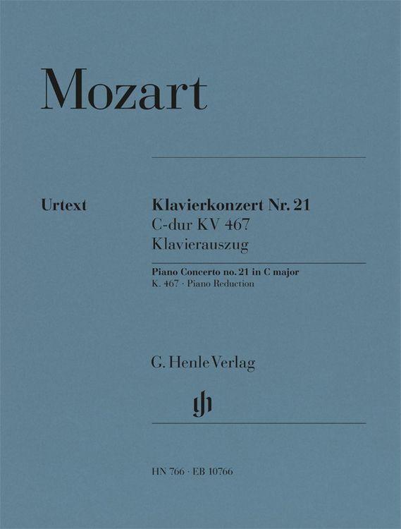 Produktbild: Wolfgang Amadeus Mozart - Klavierkonzert Nr. 21 C-dur KV 467