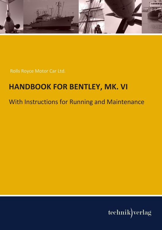 Produktbild: Handbook For Bentley, Mk. Vi