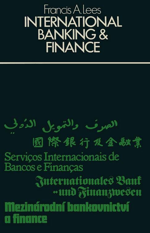 Produktbild: International Banking and Finance