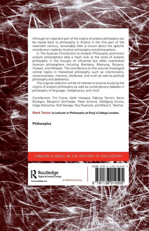 Produktbild: The Austrian Contribution to Analytic Philosophy