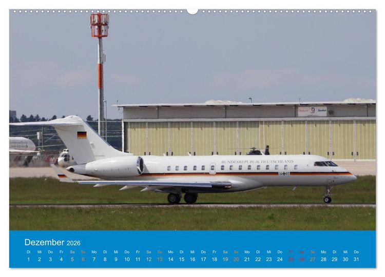 Produktbild: Flugzeugmomente in Stuttgart (Wandkalender 2026 DIN A2 quer), CALVENDO Monatskalender
