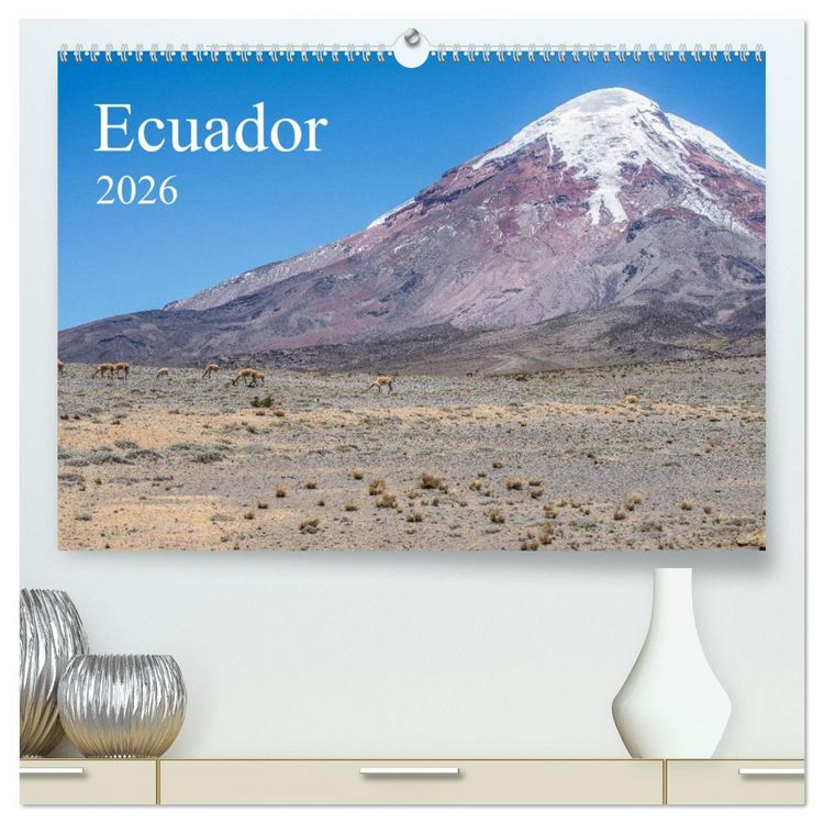 Produktbild: Ecuador (hochwertiger Premium Wandkalender 2026 DIN A2 quer), Kunstdruck in Hochglanz